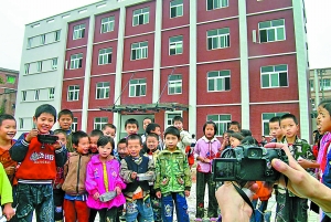 禮讓鎮(zhèn)中心小學(xué)教學(xué)樓重建工作基本完成